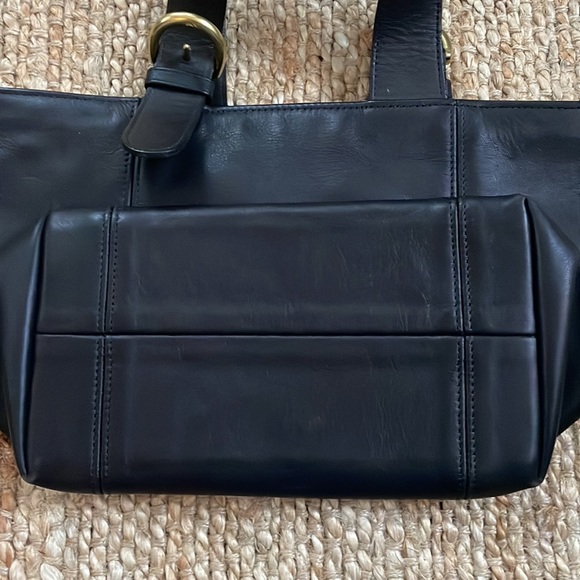 COACH Vintage Waverly Black Leather Small Handbag - Picture 9 of 10
